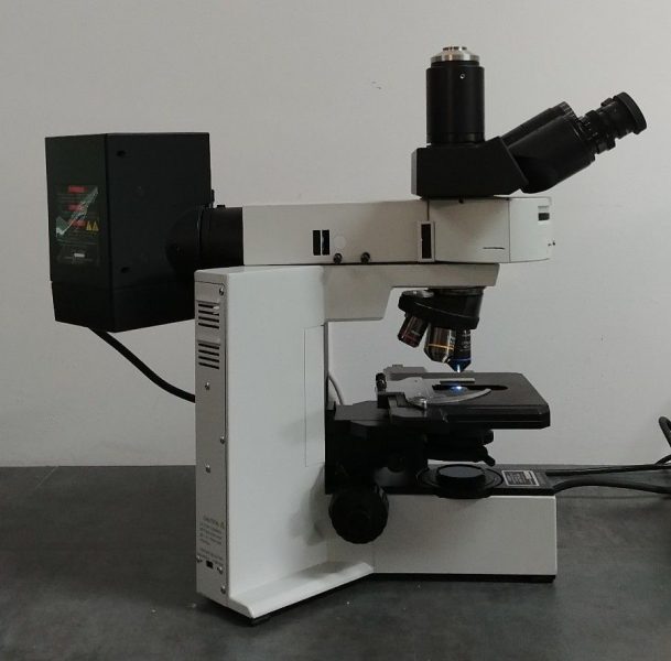 Olympus Microscope BX40 Fluorescence with Trinocular Head