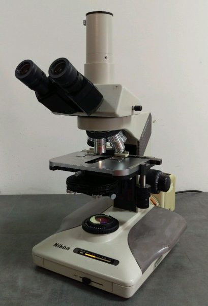 Nikon Microscope Optiphot 2 with Phase Contrast and Trinocular Head ...