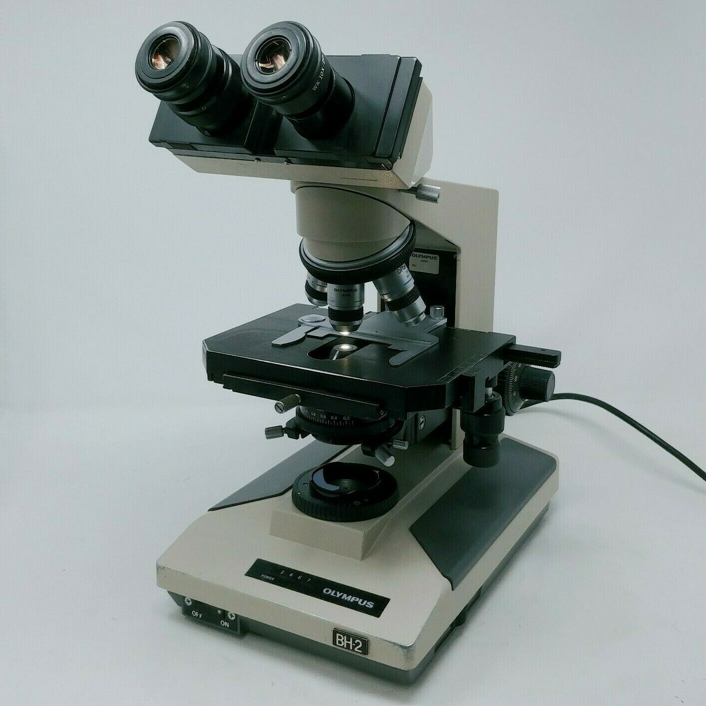 Olympus Microscope BH-2 BH2 with Binocular Head and 4x, 10x, 40x - NC ...