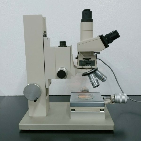 Olympus Microscope BH2 Metallurgical with Mitutoyo Plan Apo Objectives ...