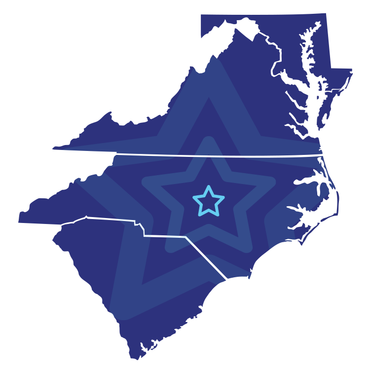 Munday Microscope Service Region Map