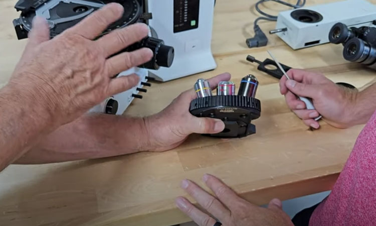 Olympus BX51 Polarizing Microscope Assembly & Disassembly