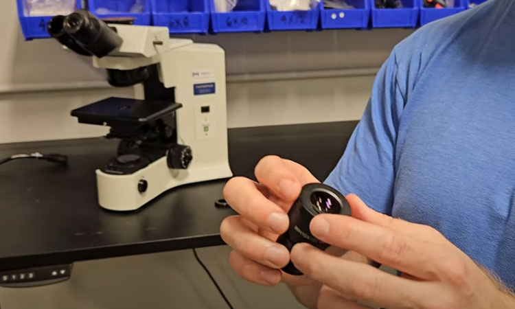 Read the Edited Video Transcript for 'Fix Cracked Olympus WH10X Eyepiece'