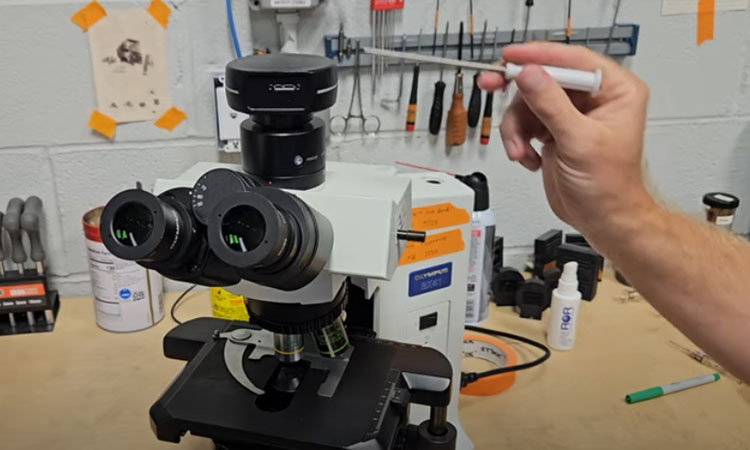Microscope Olympus BX Camera Installation