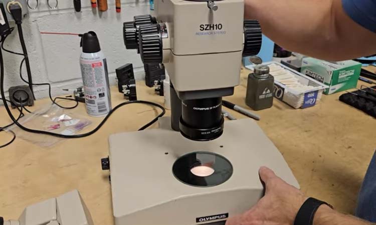 Olympus SZH10 Brightfield & Darkfield Setup