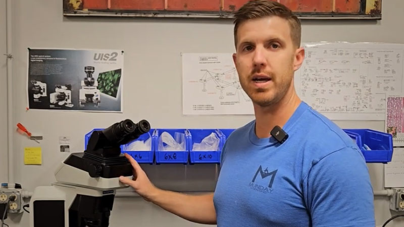 Evident U-TTLBI Tilting Ergonomic Binocular Head Demo