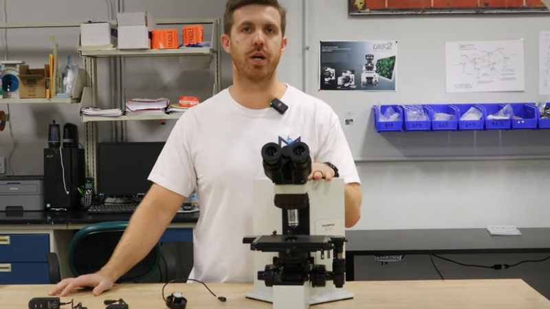 Install a LED Microscope Illuminator