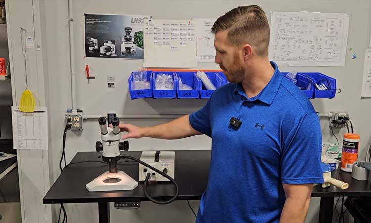 Wild M3B Schott Stereo Microscope Overview