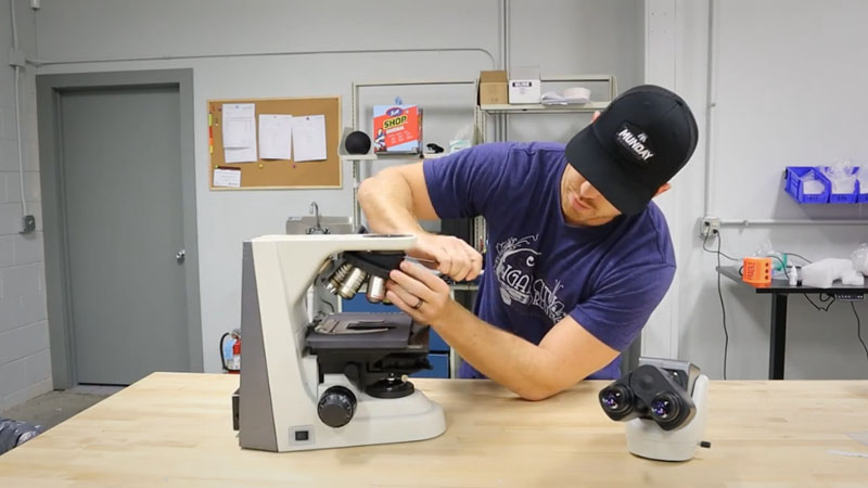 Nikon Microscope E400 Disassembly and Assembly