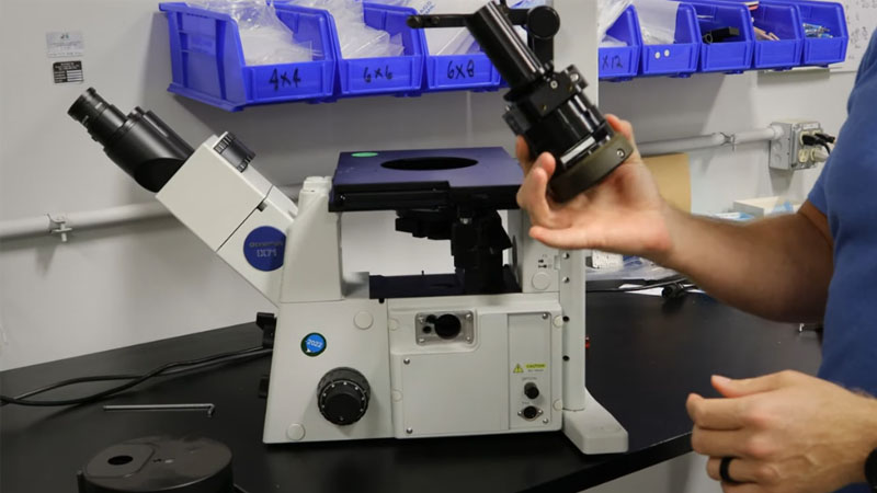 Olympus IX51 / IX71 Fluorescence Assembly and Disassembly