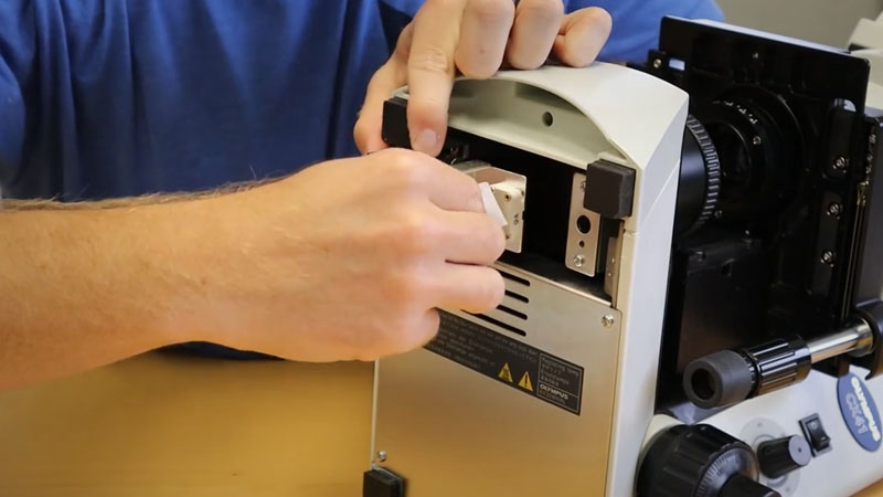 Change the Bulb on a Olympus CX41