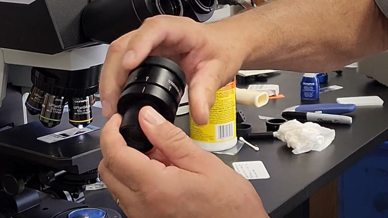 Insert Olympus Microscope Superwide Eyepiece