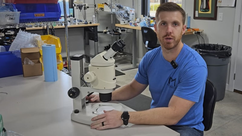 Testing Out a Leica MZ16 Stereo Microscope