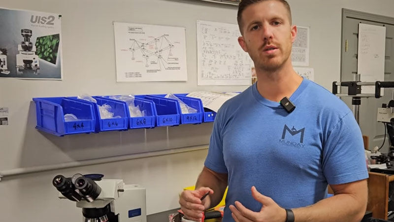 Where does the Blue Filter go?