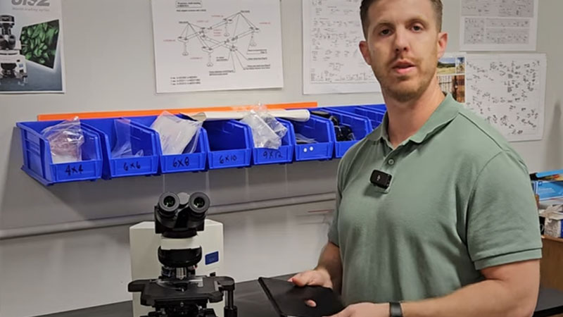 Olympus BX Microscope Stage with Install Tips